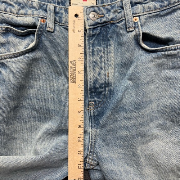 We The Free People Jeans Womens 26 Blue Deep Trance Dropped Boyfriend Baggy - Picture 8 of 13